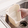 Primelife Sink Basket Triangle Shape Drain Rack Kitchen Sink Storage Rack - Multicolor (Sink Drainer)