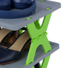 Primelife 4 Layer Plastic Adjustable Shoe Rack, Folding Shoe Rack - Multicolor (Creative Shoe Rack)