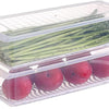 Primelife 2 Pcs Plastic Fridge Containers Box, Fridge Basket, 1500 ML - Transparent (Fish Basket)(2)