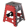 Primelife 18 Inches Fodeble Stool, Folding Step Stool (Red & Black)