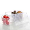Primelife Plastic Container Box 3 in 1 Food Storage Organizer with Handle (Basket Bin 3 in 1)