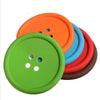 Primelife Set of 5 Plastic Button Coasters Coffee Mat Coffee Tea Mug Mat - Multicolor (Button)