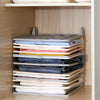 Primelife 10 Pcs T Shirt Organizer Closet Clothing Trays - (Grey)