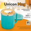 Primelife Plastic Tea Coffee Mug with Lid Insulated Steel Tea, Coffee, Milk Cup 300 ML - Multicolor (Unicon Mug)(Set of 2)